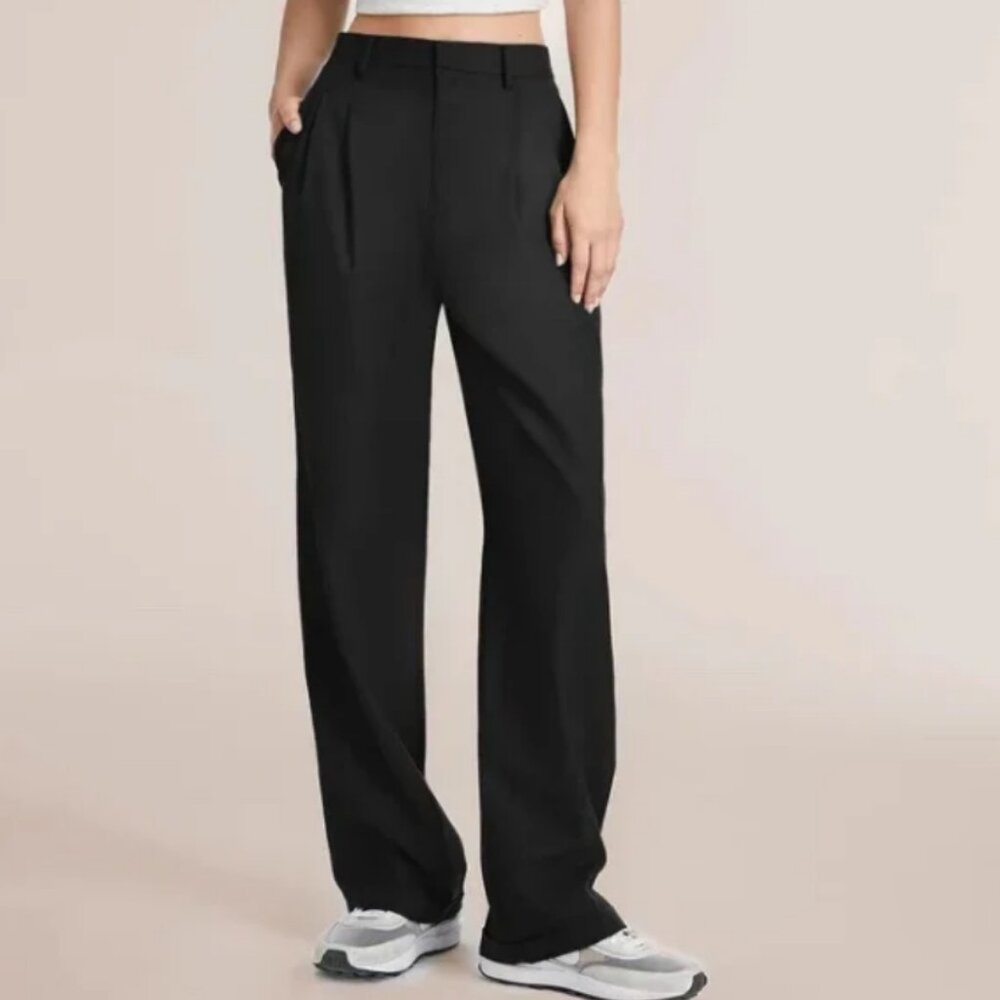 NWT aerelle black Wide Leg Tailored Pants